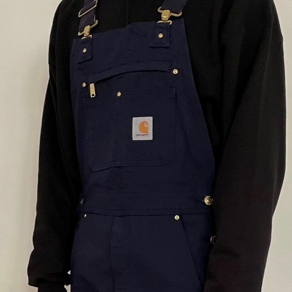 Carhartt WIP Limited Edition Overalls - Navy Blue with Gold Fastening - Unworn! - Picture 2 of 3